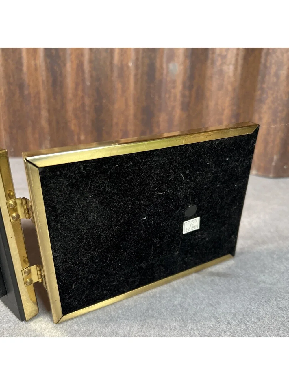 Bulova Hinged Brass Picture Frame 3